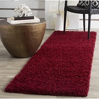 SAFAVIEH Athens Solid Plush Shag Area Rug