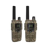 Cobra RX380TTC Walkie Talkie - Rugged Water Resistant and up to 32-Mile Range - 2-Pack, Weather-Resistant