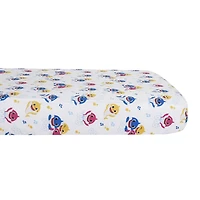 Baby Shark 3 Piece Toddler Bedding Set with Reversible Comforter, Fitted Sheet and Pillowcase