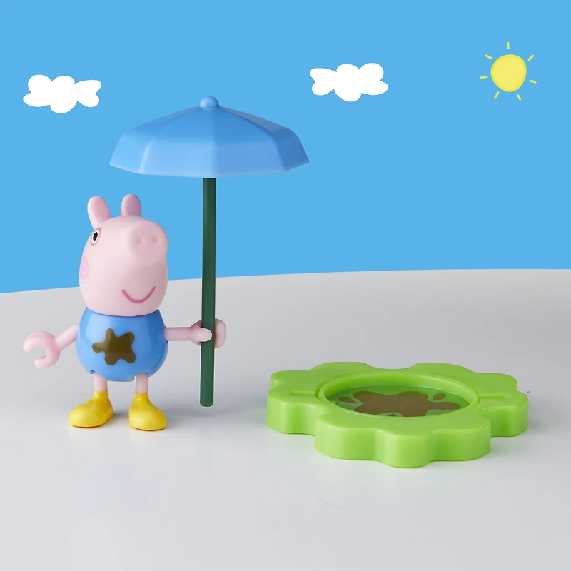 Peppa Pig George joue dans la boue, figurine George