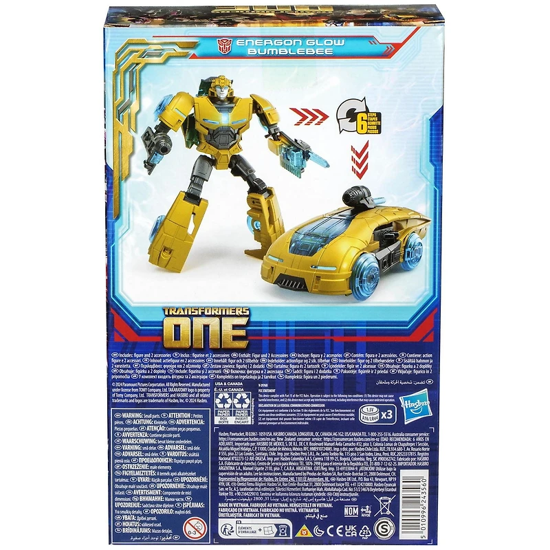 Transformers One, figurine de 15 cm Energon Glow Bumblebee (B-127)