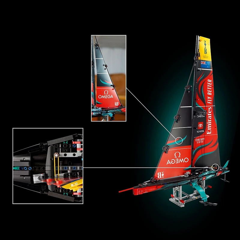 LEGO Technic Le yacht Emirates Team New Zealand AC75 42174 Ensemble de construction (962 pièces)
