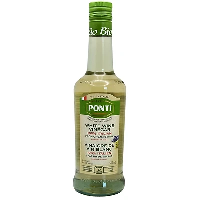 Ponti Organic White Wine Vinegar