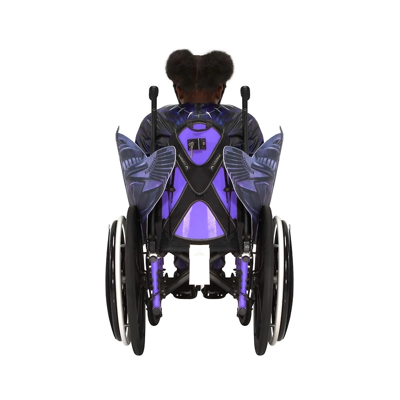 MARVEL Black Panther Youth Wheelchair Accessory - Wheelchair Accessory with Printed Design and Two Wheel Covers