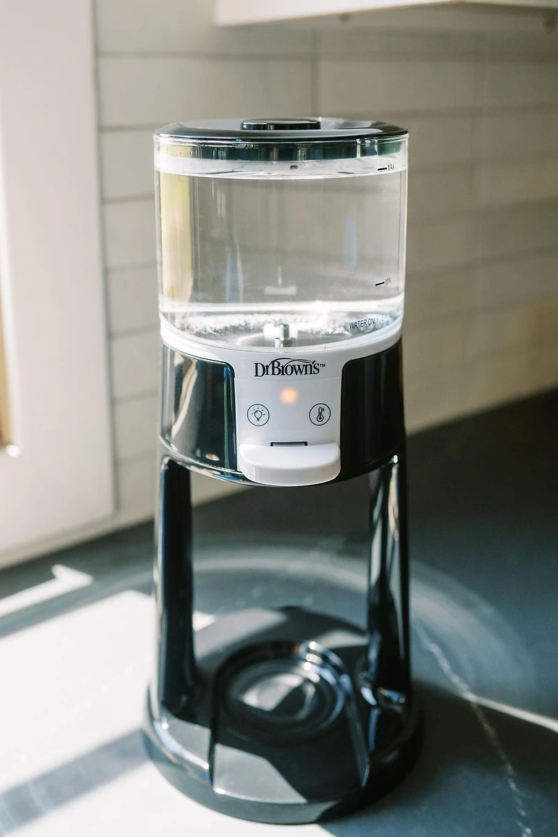 Dr. Brown's Insta-Prep Warm Water Dispenser, Large Capacity Glass Tank with 3 Temperature Settings, 1-Pack, 1.5 litres