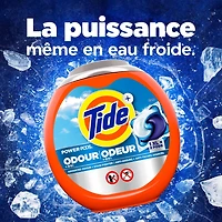 Tide Odour + Oxi Laundry Detergent Pacs, Original Scent, Advanced Odour + Stain Fighter, 25CT