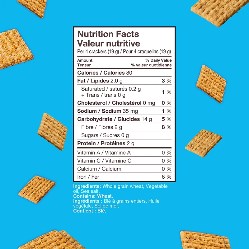 TRISCUIT Faible Teneur en Sodium Craquelins 200 g