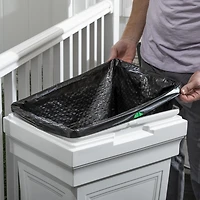 Step2 Atherton Patio Garbage Container (Classic White)