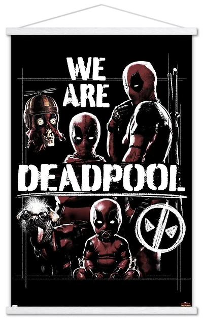 Marvel Deadpool & Wolverine - We Are Deadpool Wall Poster with Magnetic Frame, 22.375" x 34"
