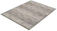 ECARPET Area Rug for Living Room, Geometric Indoor Carpet Ember Collection