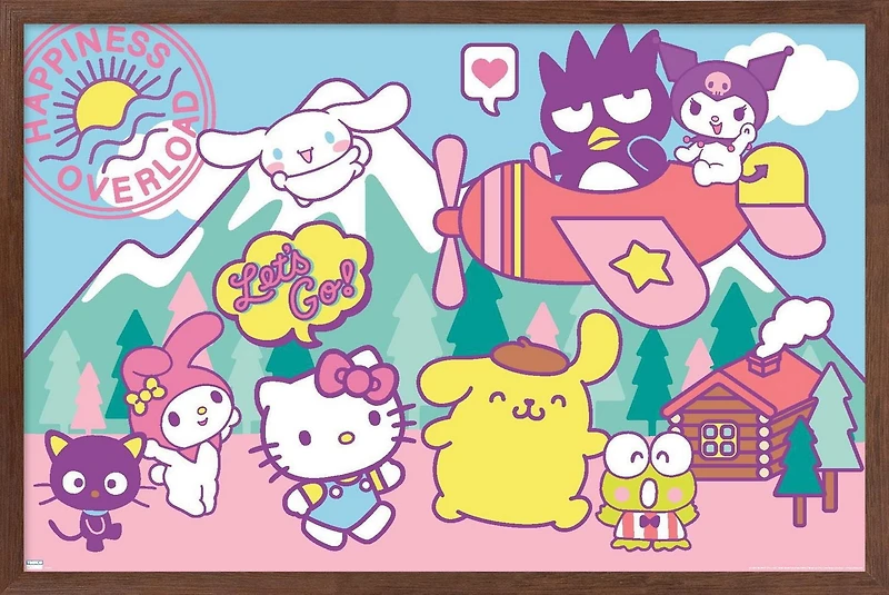 Hello Kitty and Friends - Happiness Overload Wall Poster