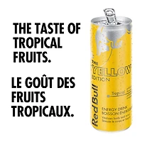 Red Bull Energy Drink, Tropical, 355ml, 1 x 355 mL