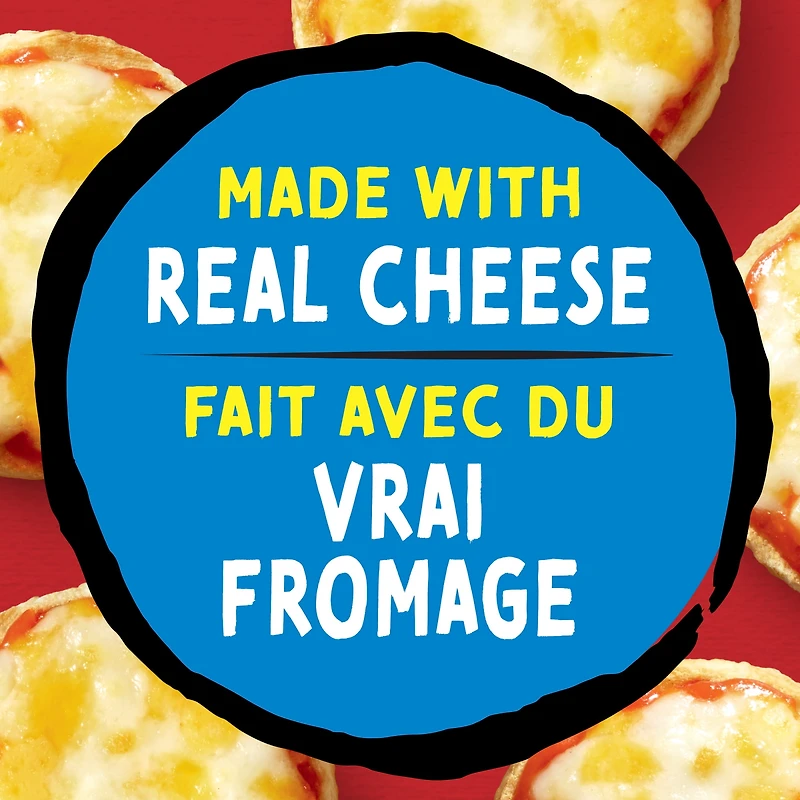 Pizzas Collations Surgelées Aux Trois Fromages Bagel Bites, Boîte De 9 Mini-Bagels 198g