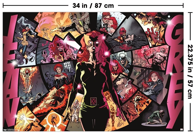 Marvel Comics The X-Men: Dark Phoenix - Jean Wall Poster, 22.375" x 34"
