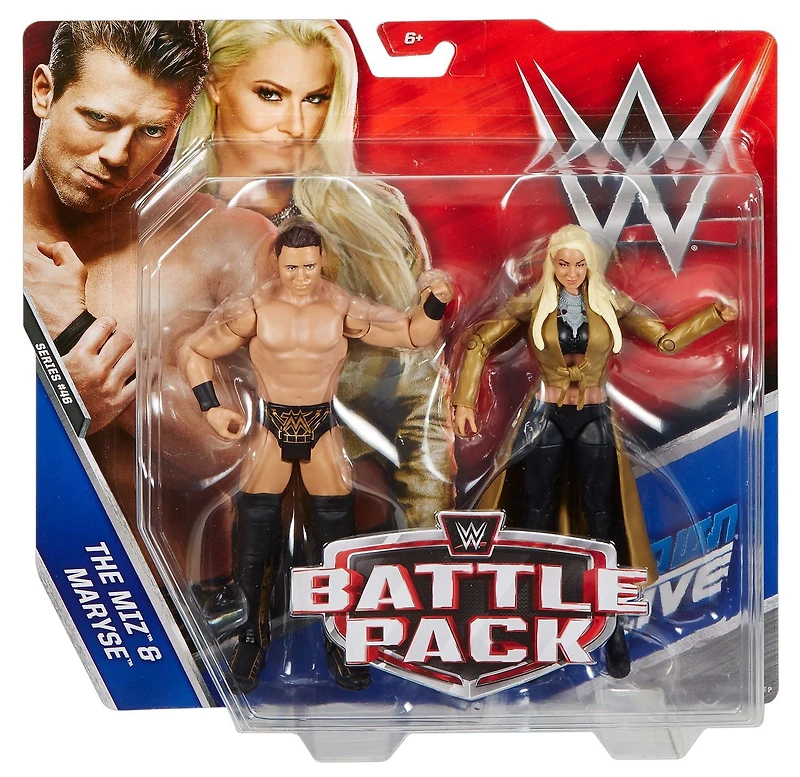 WWE – Série 46 – Coffret Combat – Figurines articulées – The Miz et Maryse