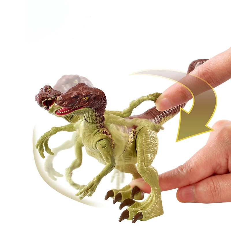 Jurassic World Fierce Force Velociraptor Camp Cretaceous Dinosaur Action Figure