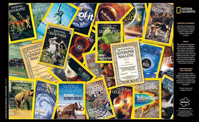 Buffalo Games - National Geographic - Magazines - 500 Piece Jigsaw Puzzle