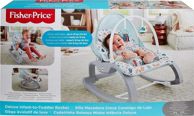 Fisher-Price Deluxe Infant-to-Toddler Rocker