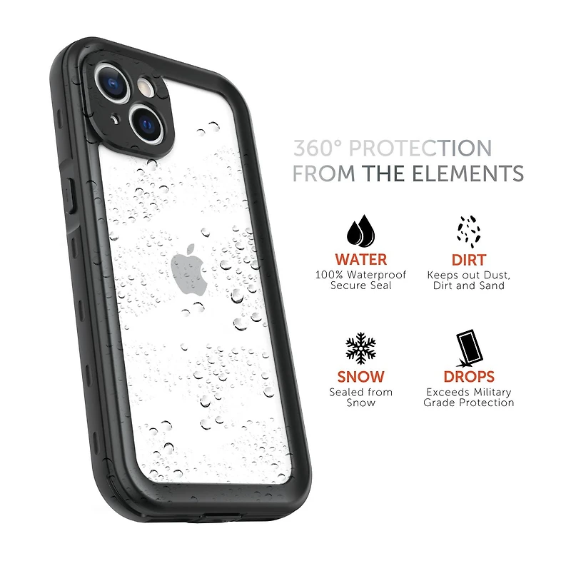 Body Glove Tidal Waterproof Case for iPhone 13, 360° Protection from the Elements
