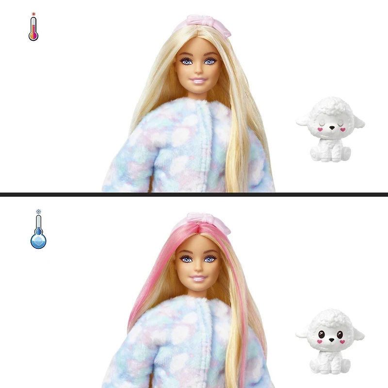 Barbie Cutie Reveal T-Shirt Confort-Poupée Barbie et accessoires