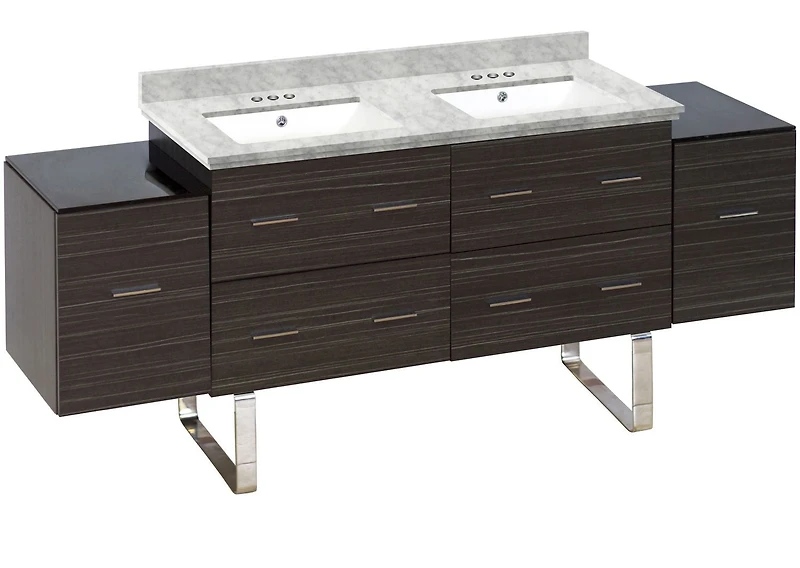 American Imaginations 76-in. W Vanity Set AI-19036