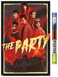 Netflix Stranger Things: Season 4 - The Party Wall Poster with Magnetic Frame