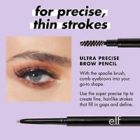 e.l.f. Cosmetics Ultra Precision Brow Pencil, Retractable Brow Pencil 0.05 g