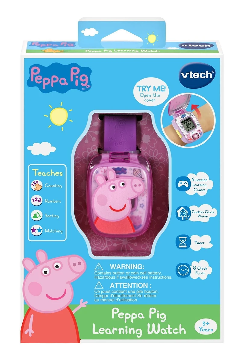 VTech Peppa Pig Learning Watch - Version anglaise