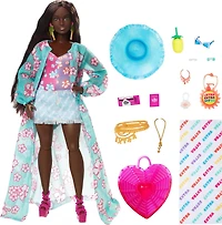 Travel Barbie Doll with Beach Fashion, Barbie Extra Fly