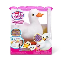 Pets Alive Mama Duck & Baby Surprise by ZURU Nurturing Play Surprise Hatching Interactive Girls' Toy., Surprise Unboxing Soft Toy