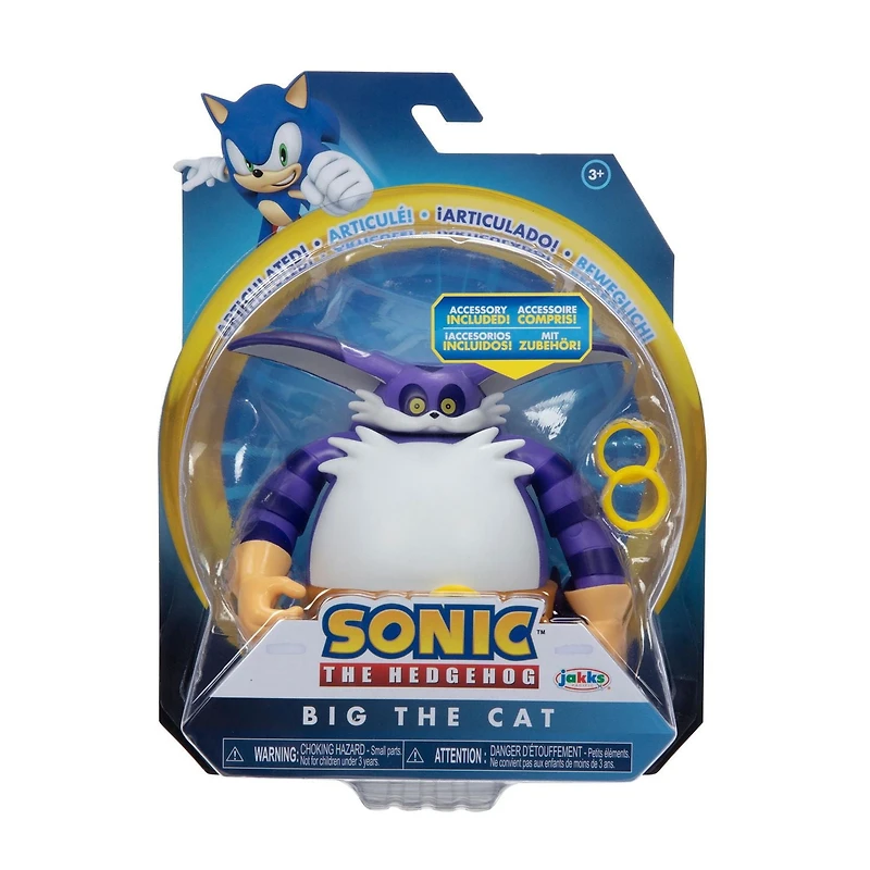Figurine Sonic de 4 pouces – Grand de Chat