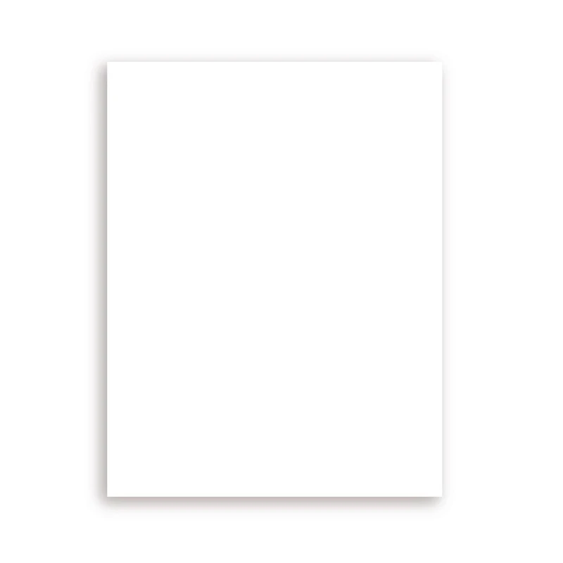 Papier autocollant blanc mat Astrodesigns, format lettre, 15 feuilles