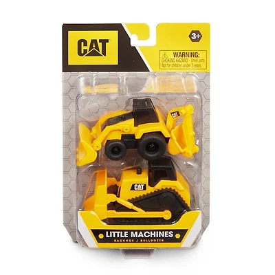 CAT Little Machines 2 Pk Bulldozer & Backhoe