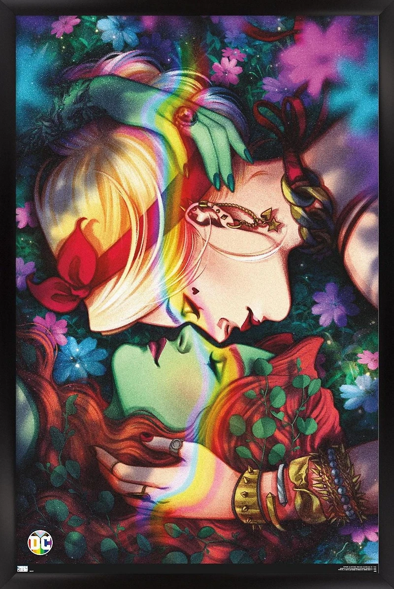 DC Comics - Harley Quinn and Poison Ivy Pride Wall Poster, 22.375" x 34"