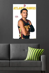 NBA Atlanta Hawks - Trae Young Feature Series 23 Wall Poster, 22.375" x 34"