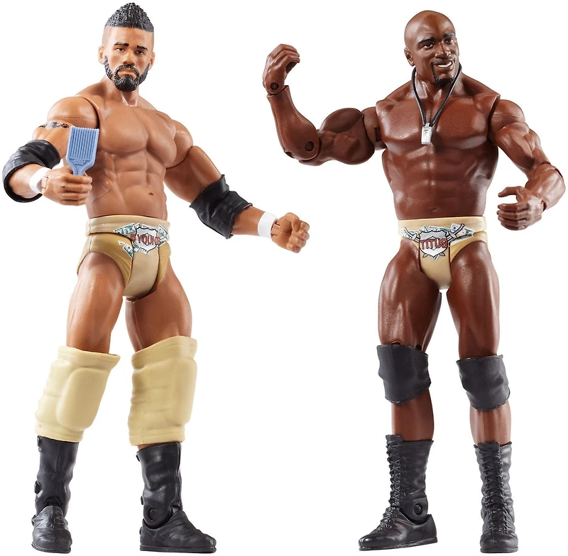 Coffret de 2 figurines Darren et Titus Coffret Combat de WWE