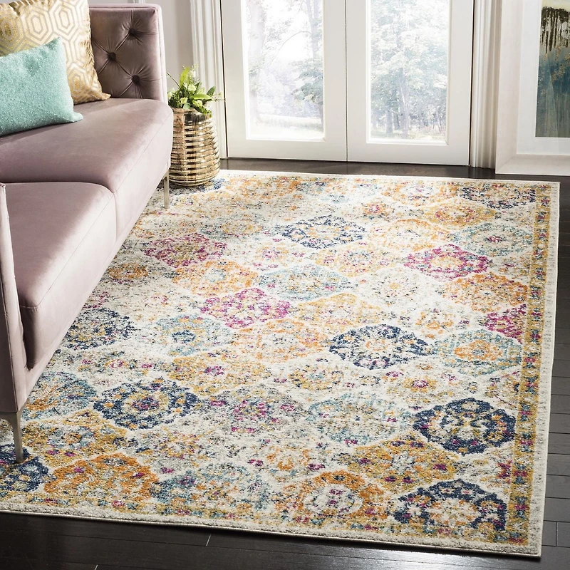 SAFAVIEH Madison Judith Tapis Géométrique Floral