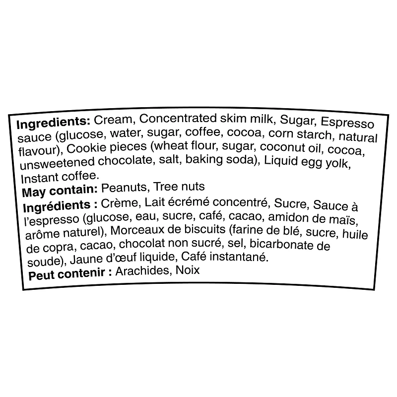 HÄAGEN-DAZS EXTRÄAZ Espresso Chocolate Cookie Ice Cream 450 ml