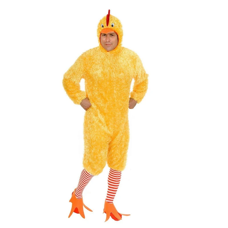 Costume de Poulet Funky Jaune pour Adultes Rubies, Unisexe Moyen
