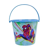 Panier de Pâques géant en plastique Spiderman, bleu, par Ruz