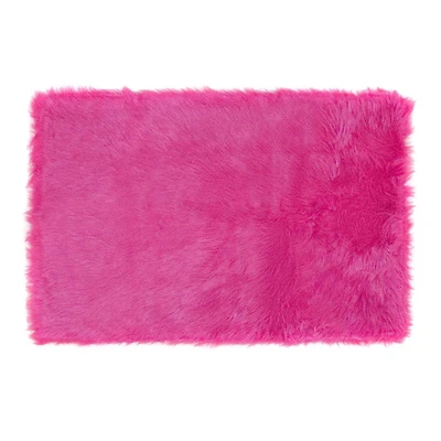 Tapis en fausse fourrure Mainstays Kids de Home Décor Inc. – Tapis décoratif doux et vibrant pour chambres et salles de jeux, 76,2 x 114,3 cm