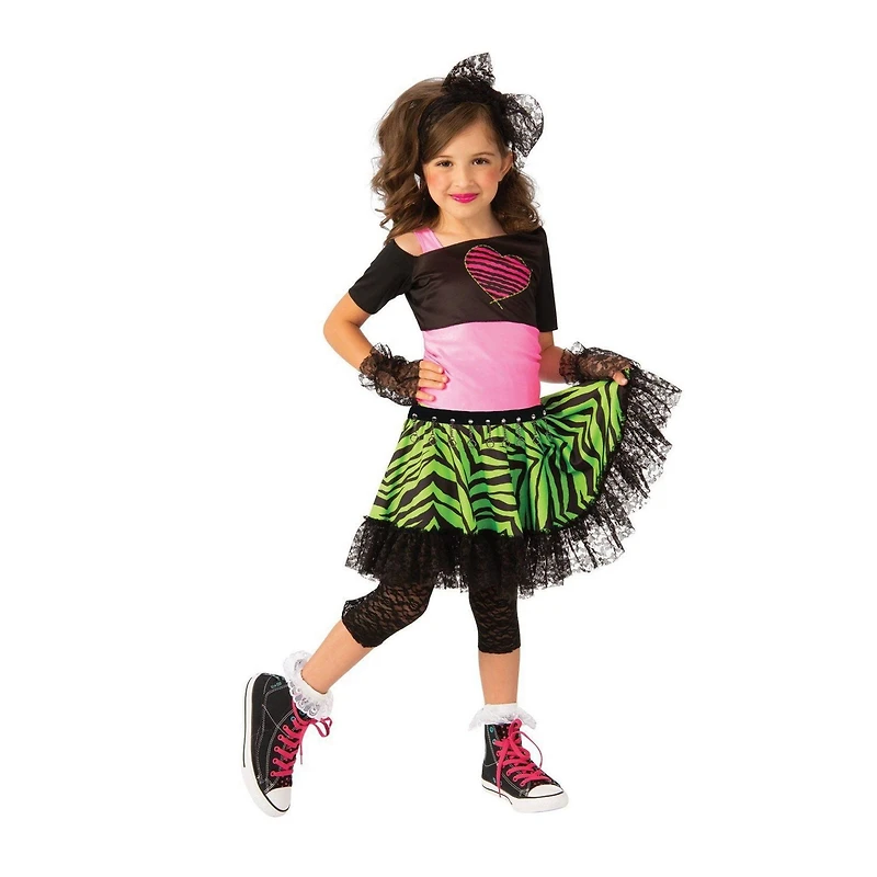 Material Girl 1980s Girl's Costume