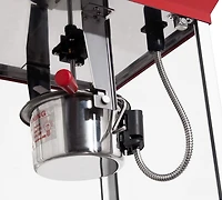 Machine à popcorn avec chariot 4oz -Rouge