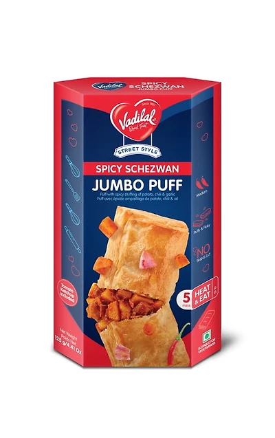 Vadilal Jumbo Spicy Schezwan Puff