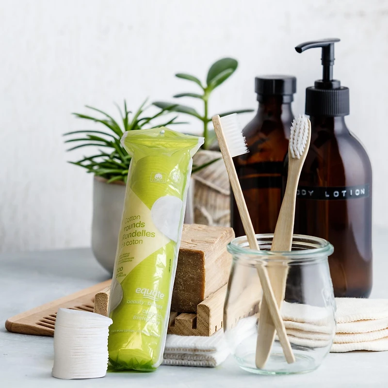 Rondelles de coton biologique Equate Beauté Paquet de 100