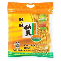 WANT WANT SENBEI RICE CRACKERS FAMILY PACK 400G, WANT WANT SENBEI RICE CRACKER