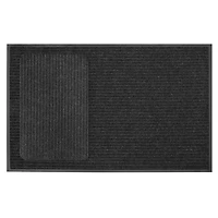 30-inch x 48-inch + 16-inch x 24-inch BOGO Charcoal Needlepunch Mats with Vinyl Backing