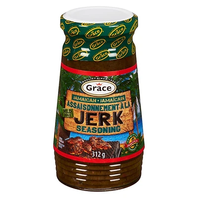 Grace Mild Jerk Seasoning, 312g Bottle, Grace Mild Jerk Seasoning, 312g Bottle