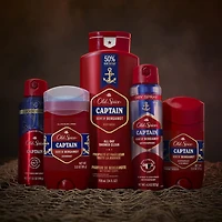 Old Spice Men's Antipespirant & Deodorant Invisible Dry Spray Ultimate Captain