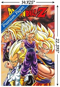 Dragon Ball Z - Saiyans Wall Poster, 22.375" x 34"